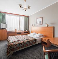 Двухместный номер Standard с видом на город двуспальная кровать, Отель Аструс - Центральный Дом Туриста, Москва, Москва