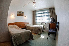Двухместный номер Бюджетный 2 отдельные кровати, Отель Десна, Брянск