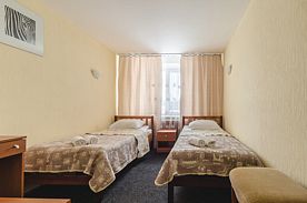 Двухместный номер 2 отдельные кровати, Отель Оазис, Псков