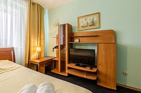Двухместный номер в блоке двуспальная кровать, Отель Оазис, Псков