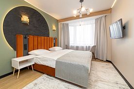 Двухместный номер Comfort с видом на реку двуспальная кровать, Отель Столица Поморья, Архангельск