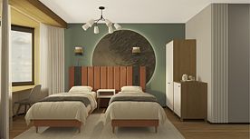 Двухместный номер Comfort с видом на реку 2 отдельные кровати, Отель Столица Поморья, Архангельск