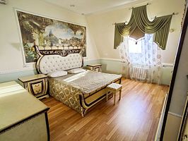 Двухместный люкс Presidential с видом на город двуспальная кровать, Отель Клеопатра, Уфа