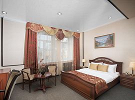Двухместный номер Deluxe двуспальная кровать, Отель Волга, Саратов