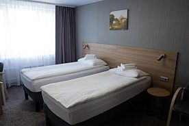 Двухместный номер Амакс с видом на город 2 отдельные кровати, Отель Амакс Полярная Звезда, Новый Уренгой