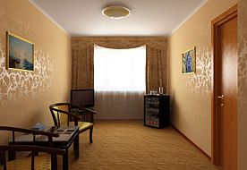 Одноместный люкс Suite A односпальная кровать, Отель Меридиан, Владивосток