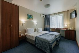 Двухместный номер Standard с видом на город 2 отдельные кровати, Отель Экватор, Владивосток