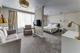 Двухместная студия двуспальная кровать, Отель Турист ZONT Hotel Group, Омск