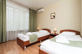 Двухместный номер Standard с видом на город 2 отдельные кровати, Отель Авеню, Новосибирск