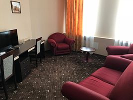 Двухместный люкс с 2 комнатами двуспальная кровать, Отель Европа, Самара