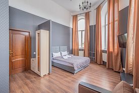Двухместный люкс с красивым видом из окна двуспальная кровать, Отель Ланселот, Санкт-Петербург