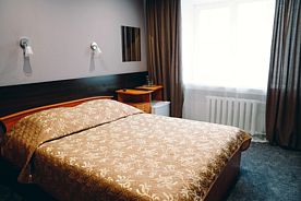 Двухместный номер Стандарт двуспальная кровать, Отель Гостиница Центральная, Новосибирск
