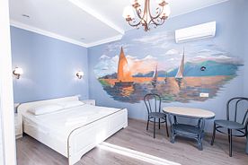 Двухместное Шале Студия Lux двуспальная кровать, Отель Экипаж, Сочи