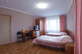 Двухместный номер улучшенный Эконом 2 отдельные кровати, Отель Гостиница Спутник, Томск