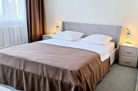 Двухместный номер Comfort с видом на город двуспальная кровать, Отель Странник, Благовещенск