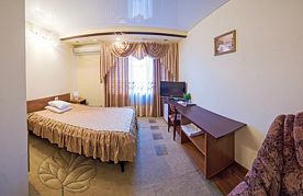 Двухместный номер Comfort с видом на город 2 отдельные кровати, Отель Абсолют, Уфа