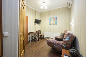 Двухместные апартаменты двуспальная кровать, Отель Погости.ру на Алтуфьевском Шоссе, Москва