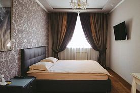 Двухместный люкс 7 двуспальная кровать, Отель Гостиничный комплекс Аурумс Континент, Новокузнецк