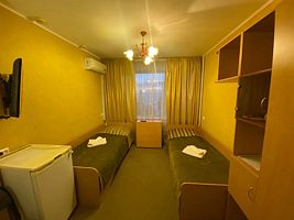 Двухместный номер Economy с красивым видом из окна двуспальная кровать, Отель Волна, Саратов