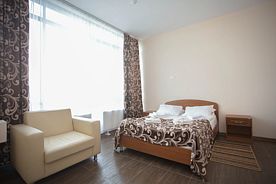 Двухместный люкс двуспальная кровать, Отель Азалия на Аграрной, Казань