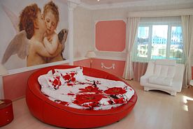 Двухместный люкс Bridal двуспальная кровать, Отель Моцарт, Хабаровск