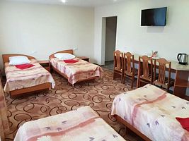 Четырёхместный номер Comfort с балконом и с видом на город, Отель Зуль, Калуга
