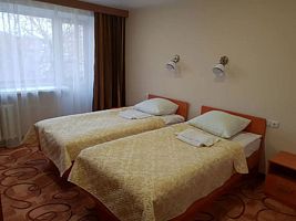 Двухместный номер Comfort с балконом 2 отдельные кровати, Отель Зуль, Калуга