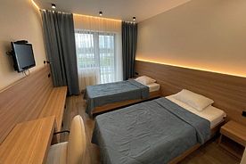 Двухместный номер Standard с балконом 2 отдельные кровати, Отель Регата, Казань