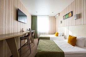 Двухместный номер Comfort 2 отдельные кровати, Отель Дружба, Благовещенск