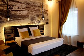Двухместный номер Comfort с балконом двуспальная кровать, Отель Гостиница Старый город, Сергиев Посад