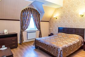 Двухместный полулюкс двуспальная кровать, Отель Karoza, Демьянское