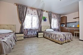 Двухместная студия 2 отдельные кровати, Отель Веста, Уссурийск