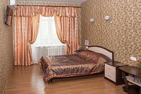 Двухместный номер Standard с балконом двуспальная кровать, Отель Атриум, Пермь
