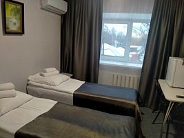 Двухместный номер Стандарт с видом на город 2 отдельные кровати, Отель Гостиница Ковров, Ковров