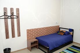Одноместный номер Economy с видом на город односпальная кровать, Отель Lucky, Омск