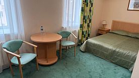 Двухместный номер Comfort c 1 комнатой с красивым видом из окна двуспальная кровать, Отель Металлург, Новотроицк