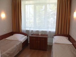 Двухместный номер Эконом-класса 2 отдельные кровати, Отель Таёжная, Арсеньев