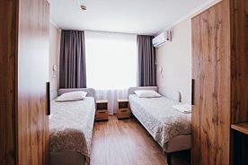 Двухместный номер Эконом 2 отдельные кровати, Отель Гостиница Дом рыбака, Хабаровск