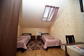 Двухместный номер Эконом Мансарда 2 отдельные кровати, Отель Картуши, Тотьма