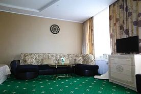 Двухместный номер Декор двуспальная кровать, Отель Гостиница Пушкарская, Лебедянь
