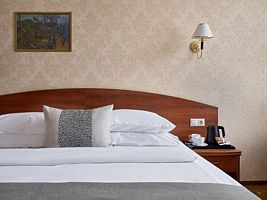 Двухместный номер Comfort с видом на город 2 отдельные кровати, Отель Вилладжио, Калуга