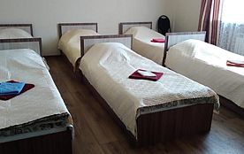 Кровать в общем номере, Отель Служебная, Великие Луки