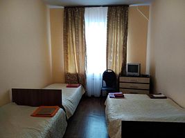 Двухместный семейный номер Standard двуспальная кровать, Отель Служебная, Великие Луки