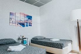 Двухместный номер Standard с видом на город 2 отдельные кровати, Отель Стромынка, Москва
