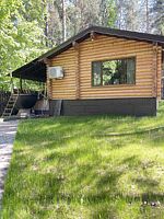 Отдельный дом №3 с террасой, баней и фурако, Эко-отель Сказочный лес, Мари-Луговая