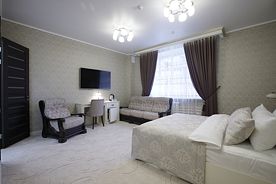 Двухместный люкс с видом на город двуспальная кровать, Отель Old Town, Томск