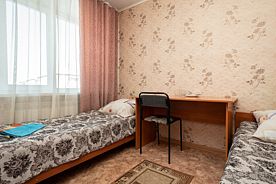 Двухместный номер Standard с видом на город 2 отдельные кровати, Отель УДА, Уват