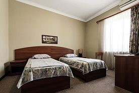 Двухместный номер Стандарт 2 отдельные кровати, Отель АКСУ, Аксай
