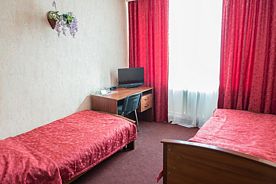 Двухместный номер Стандарт 2 отдельные кровати, Отель Магнетит, Прибойный