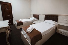 Двухместный номер Economy 2 отдельные кровати, Отель Кураж, Ростов-на-Дону